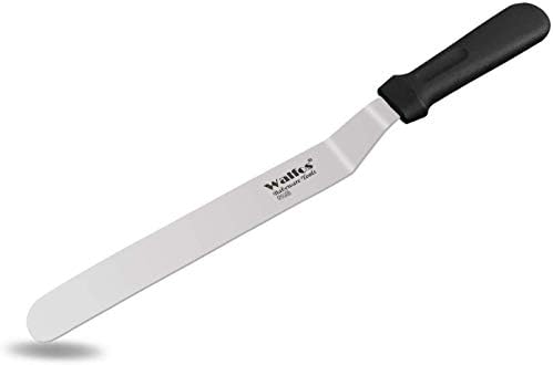 Walfos Silicone Spatula Set - 600ºF Heat Resistant Kitchen Scraper Spatulas, Strong Steel Core and One-Piece Design, Prefect for Cooking Mixing & Baking - BPA Free & Dishwasher Safe Set of 5, Black