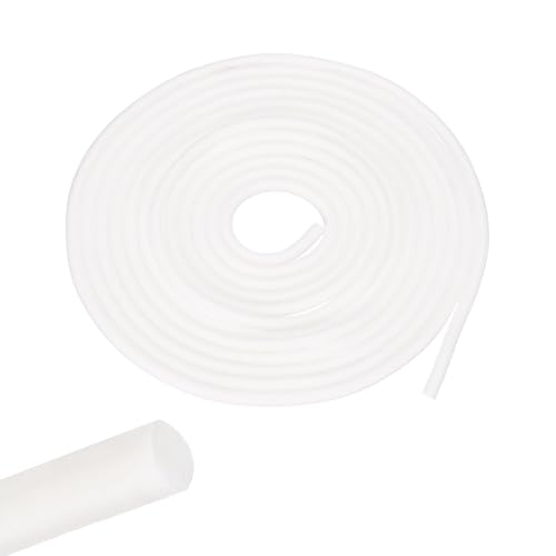 QUARKZMAN 32.8 Ft Mousse De Silicone Alvéolée Pour Joint, Diamètre 1/8 Pouce, Bourrelet De Calfeutrage, Bande D'étanchéité Pour Scellement De Fissures...