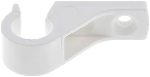 cyclingcolors Plastic Collar Window Shutter Window Stopper for Attaching Collar Swivel Bar Lock Roller Shutter Holder White Deported