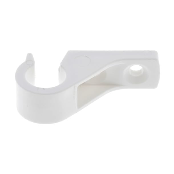 cyclingcolors Plastic Collar Window Shutter Window Stopper for Attaching Collar Swivel Bar Lock Roller Shutter Holder White Deported
