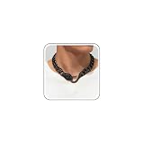 Hecho a mano con excelencia: El collar de cadena cubana Punk está hecho de material ecológico de primera calidad, no es fácil de oxidar y desvanecer, seguro para la mayoría de los tipos de piel.