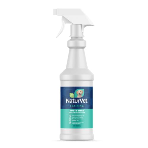 NaturVet Potty Here Training Aid Spray for Puppies and Dogs