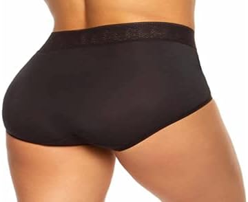 Black Bow Womens 5-Pack High Waist Brief with Lace (Black/Black/Warm Nude/Sphinx/Peach Blush, m)