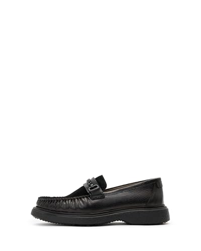 Men's Gibbs Leather Chain Loafers Shoes