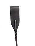 Azatemgo Leder Peitschen 45 cm Reitgerte mit Griff und Aufhängeseil