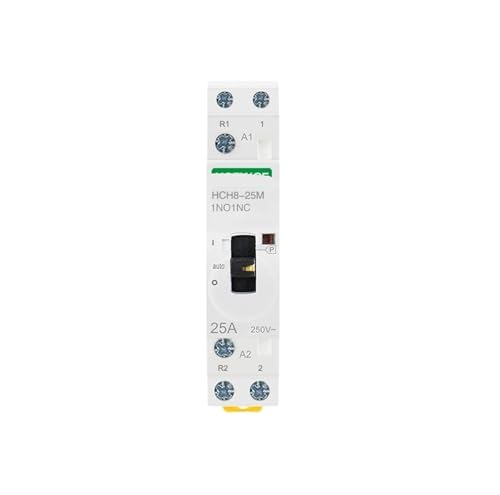 Contacteur modulaire HCH8-25M avec interrupteur de commande numérique 2NO 230V