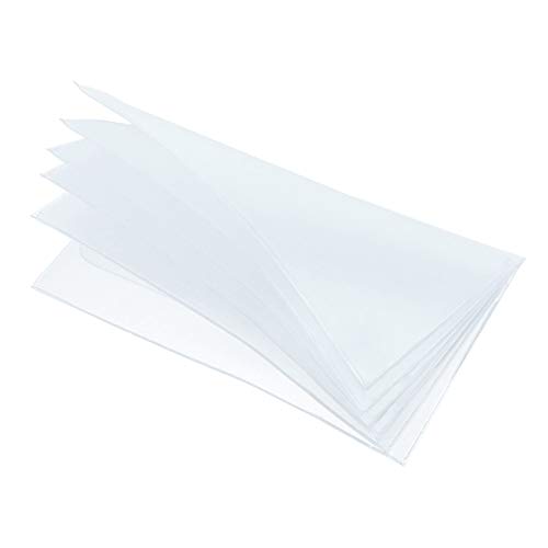 CTM Vinyl Window Inserts for Vertical Bifold or Trifold Wallets (6 Sleeves)2