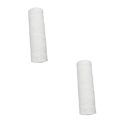 2 Rollos de Pabilos de Algodón para Hacer Velas TEHAUX