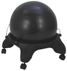 Fitness Ball Chair - Black