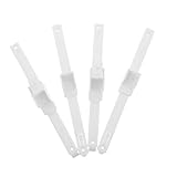 HAPINARY 4個 ベッドガードレールリフト ソーレールアダプター 精密レールコネクタ ベッドレールの金具