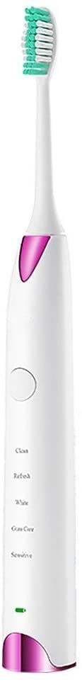 Toothbrush with 5 Modes Waterproof IPX7 Electric Toothbrush with Smart Timer Rechargeable for Adults Travel Teeth Dental Care