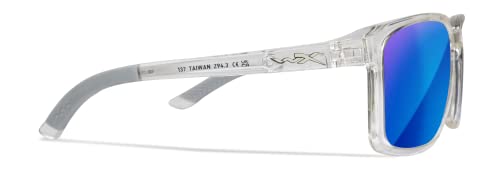 Image of Wiley X WX Alfa Captivate Polarized Sunglasses, Safety Glasses for Men and Women, UV Eye Protection