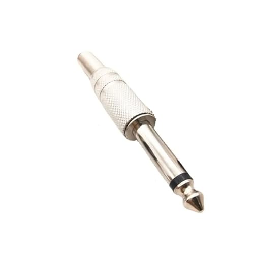 Prise jack mono TS 6,35 mm pour réparer un câble de guitare ou de haut-parleur