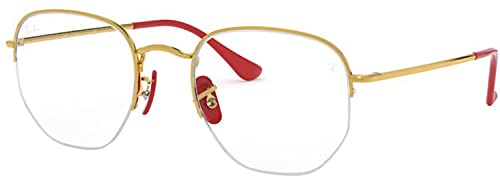 Ray-Ban �n�[�t���� ���b�v�A���E���h ���j �X�y�N�^�N���t���[��, �S�[���h�t���[��, 53 mm