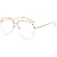 A14:gold Frames/Clear Lens