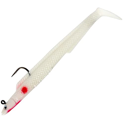 Sidewinder Super Slims Sandeel Fishing Lures, Natural Yellow Spot - Image 2