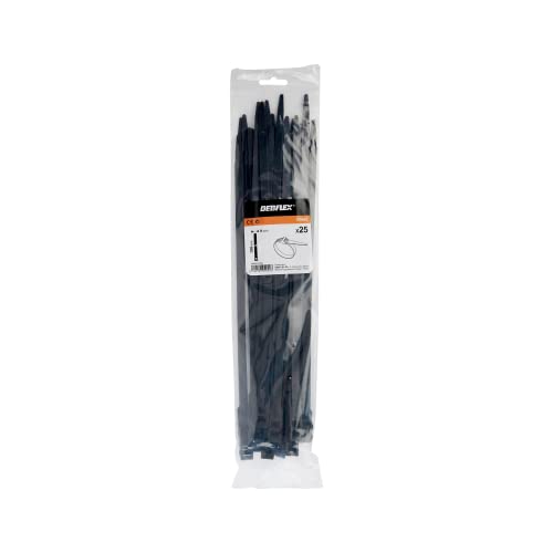 Debflex 709042 25 Self-Locking Collars 9 x 350 Black - Image 2