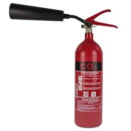 iCan 2kg CO2 Fire Extinguisher - UK Law Compliant - Safety First for Electrical Fires