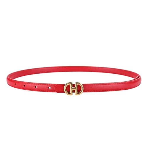 Women Leather Thin Belt Decorative Suit Summer Dress Narrow Fine Belt For Women