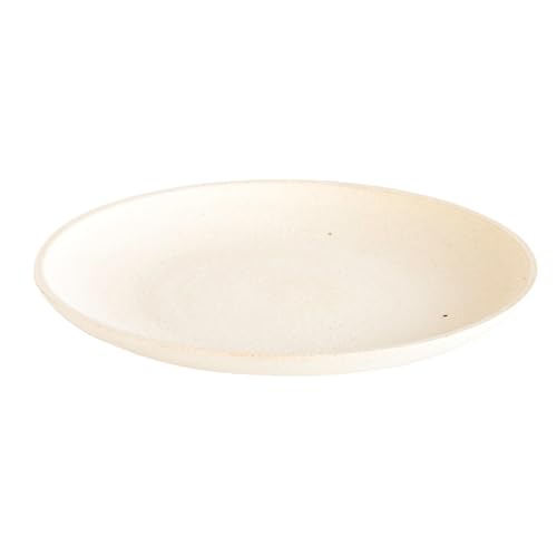 MyāER(meizan) GRAIN WARE PLATE a18cm dqWH@Ή (SHIROTSUCHI)