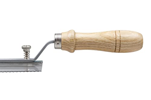 wolfcraft I Handsäge I 6925000 I abgewinkelter & drehbarer Griff I Säge für Rechts- als auch für Linkshänder geeignet I verzahnte Länge: 255 mm I geeignet für das Kürzen von Türzargen