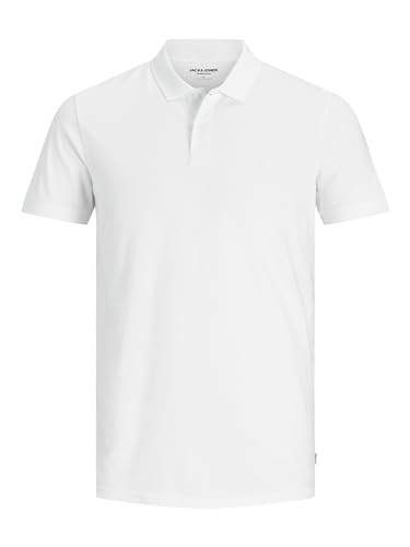 Jack & Jones Homme Jjebasic Noos Polo, Blanc, L EU