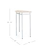 Guidecraft Standing Modular Desk for Adults and Kids: Adjustable Height Desk with Metal Legs for Home, Office, Classrooms and More #4