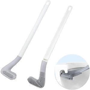 MARJOLE Golf Shaped Toilet Brush, Silicone Golf Head Cleaner Brush Flexible Deep Cleaning Ideal for Quick & Easy Cleaning | Sharpen Teeth Brush for Toilet and Bathroom (Multicolor, Pack of 2) (B0CTQXHCR5) Amazon Price History, Amazon Price Tracker