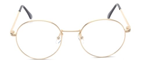 Outray Retro B236 Round Metal Clear Lens Glasses4