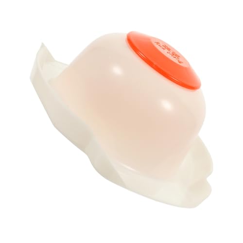 Alipis guardia de mano corte rebanada cortador de verduras titular de la comida cortafiambres slicer soporte cortador de cebolla protector de manos para el hogar Acero inoxidable Beige