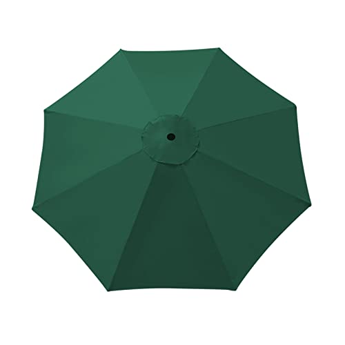 BenefitUSA 9ft Umbrella Cover Only for 8 Rib Outdoor Patio Umbrella Replacement Canopy Top (Green)
