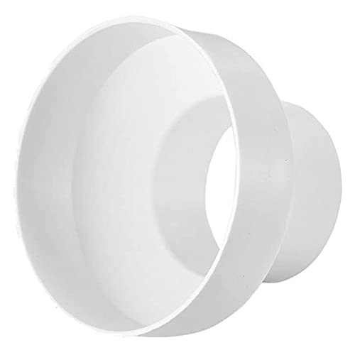 Scalewbin Adaptador reductor para tubo de ventilación, adaptador para conducto de aire, conector de ventilación en (200-150 mm)