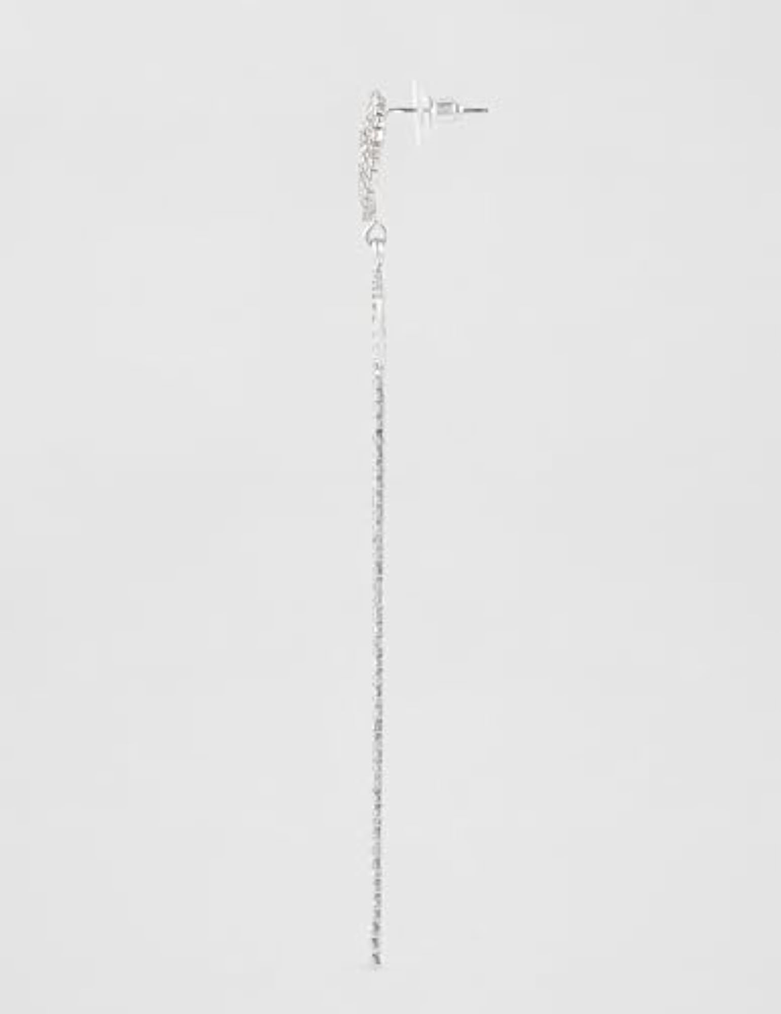 Women's Crystal Zirconia Long Dangler Earrings
