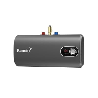 2025 Gen II Ranein 4.0-Gallon Electric Mini-Tank Water Heater, 120V, 1440W Instant Hot Water for Point-of-Use, Quick and Easy Installation, Compact Under-Sink or RV Design, Floor Mounting