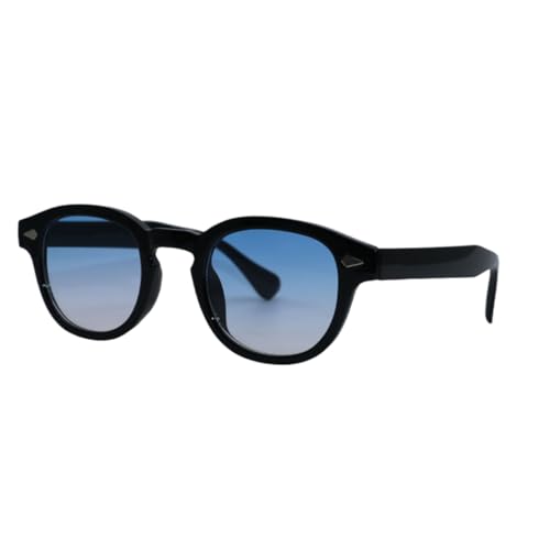 Lunettes de soleil rondes vintage verres dégradés tendance protection UV400