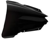 XMT-MOTO Double Bubble Windshield Windscreen fits for YAMAHA YZF R6 2008 2009 2010 2011 2012 2013 2014 2015 2016,Black