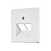 Produktbild REV Schalterserie NOVA - Abdeckung Netzwerkdose CAT6A, weiß
