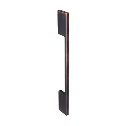Image of South Main Hardware Wide Modern Die Cast Cabinet Handle, 6.3 inch Center to Center, Oil Rubbed Bronze, 10-Pack