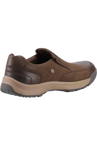 Hush Puppies Vaun Leather Mocassini Uomo Marrone, Marrone, 42 Eu - 4