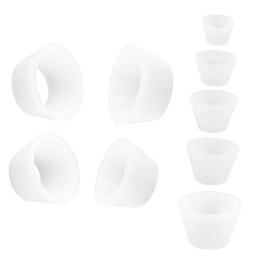 JECOMPRIS 9pcs Silicone Sealing Ring Set for Buchner Funnel Filter Adapter Cones Flask Funnels