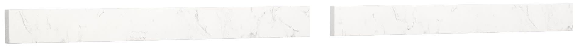 Wyndham Collection Replacement 66" Backsplash - Light-Vein Carrara Cultured Marble