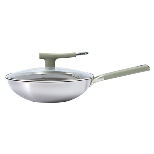 Wok de acero al carbono antiadherente 32cm con tapa miniatura 1