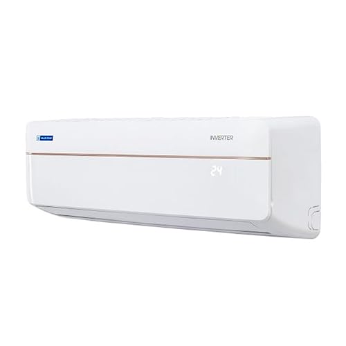 Image of Blue Star 1 Ton 3 Star Convertible 5 in 1 Cooling Inverter Split AC (Copper, Multi Sensors, Dust Filter, Smart Ready, Blue Fins, Self Diagnosis, 2023Model, IC312VNU, White)