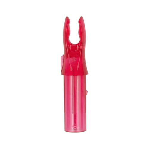 Bohning Blazer Nock for .246 Shafts (Standard Diameter, S-Nock, 6.5 mm) 12 Pack, Rose Pink