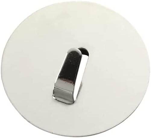 1InTheOffice Super Magnetic Hooks, Silver, (6 Pack)