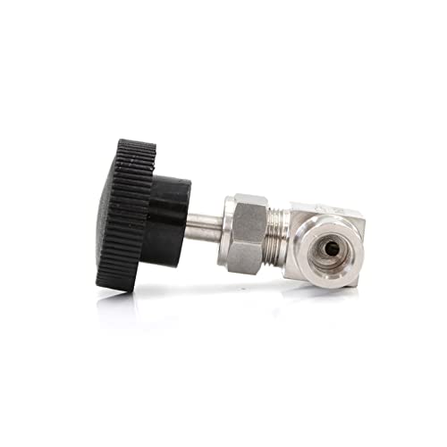 Válvula de aguja de cierre control de flujo 1/8 BSP hembra 5