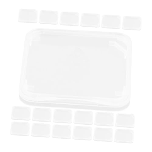 CAXUSD 50pcs Compact Memory Card Storage Box Card Holder Case for Camera and Computer Lightweight and Travel-Friendly