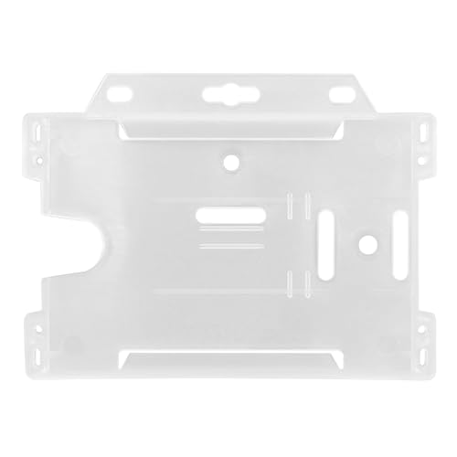 RAYLU PAPER - Funda para tarjetas de identificación de plástico rígido, Tarjetero Transparente, Funda protectora para tarjetas resistente al agua (54x85)