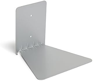 Umbra 330633-560 Conceal Floating Book Shelf, Large, Silver