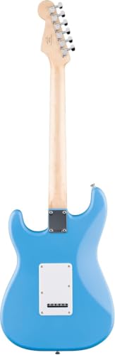 Image of Fender Squier Stratocaster Electric Guitar, Beginner Guitar, with 2-Year Warranty, Includes Free Lessons, California Blue with Matte Finish